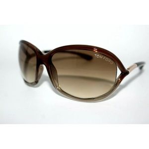 Tom Ford Jennifer Women's Havana Oval Sunglasses